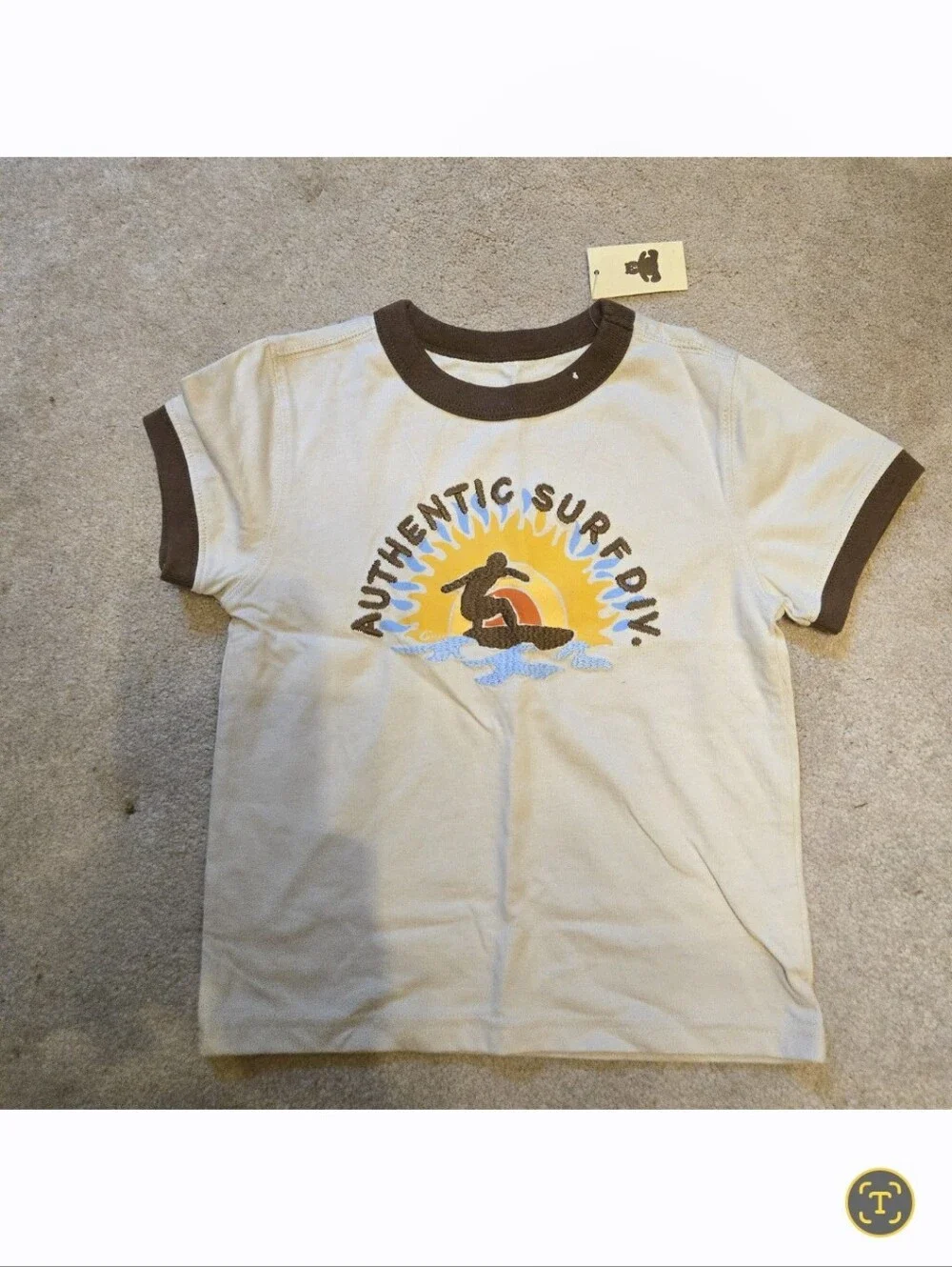 NWT GAP Kids Size 2T Authentic Surfer T-shirt